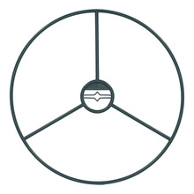 Ring til plantestøtte for bambuspinde 2 stk. 